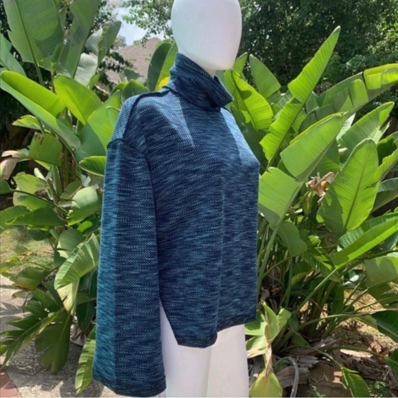 NWT Free People Sunny Day Textured Variegated Yarn TurtleNeck Sweater - Picture 4 of 15